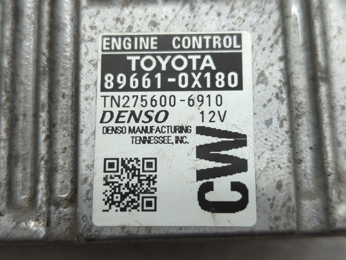 2016 Toyota Camry PCM Engine Control Computer ECU ECM PCU OEM P/N:TN275600-6910 89661-0X180 Fits OEM Used Auto Parts - Oemus