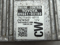 2016 Toyota Camry PCM Engine Control Computer ECU ECM PCU OEM P/N:TN275600-6910 89661-0X180 Fits OEM Used Auto Parts - Oemus