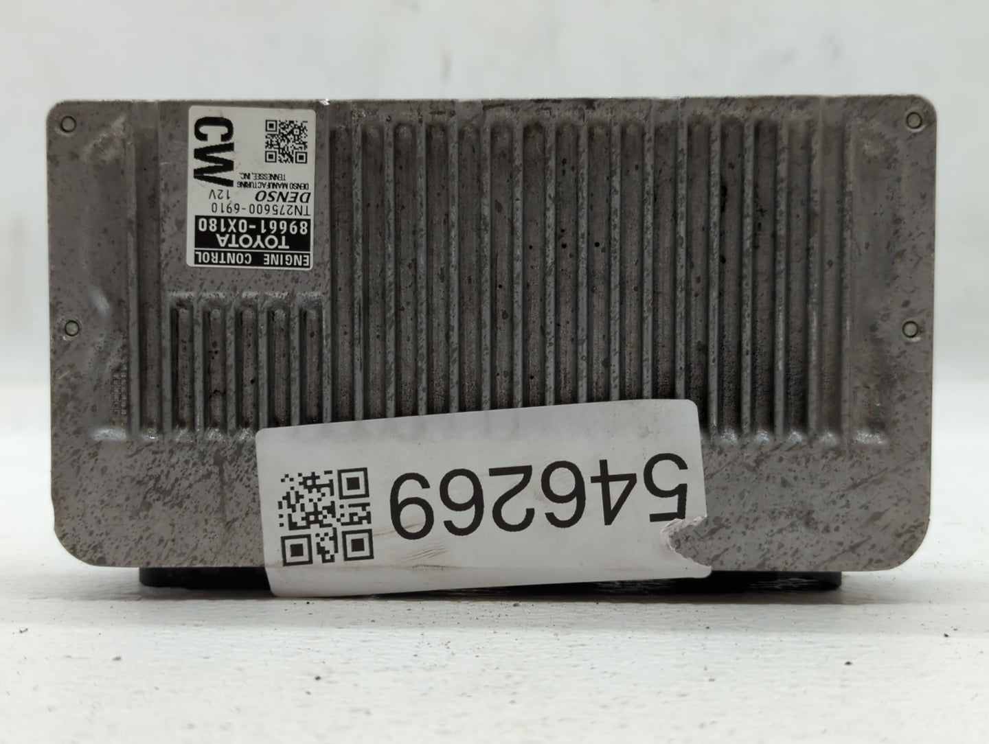 2016 Toyota Camry PCM Engine Control Computer ECU ECM PCU OEM P/N:TN275600-6910 89661-0X180 Fits OEM Used Auto Parts - Oemus
