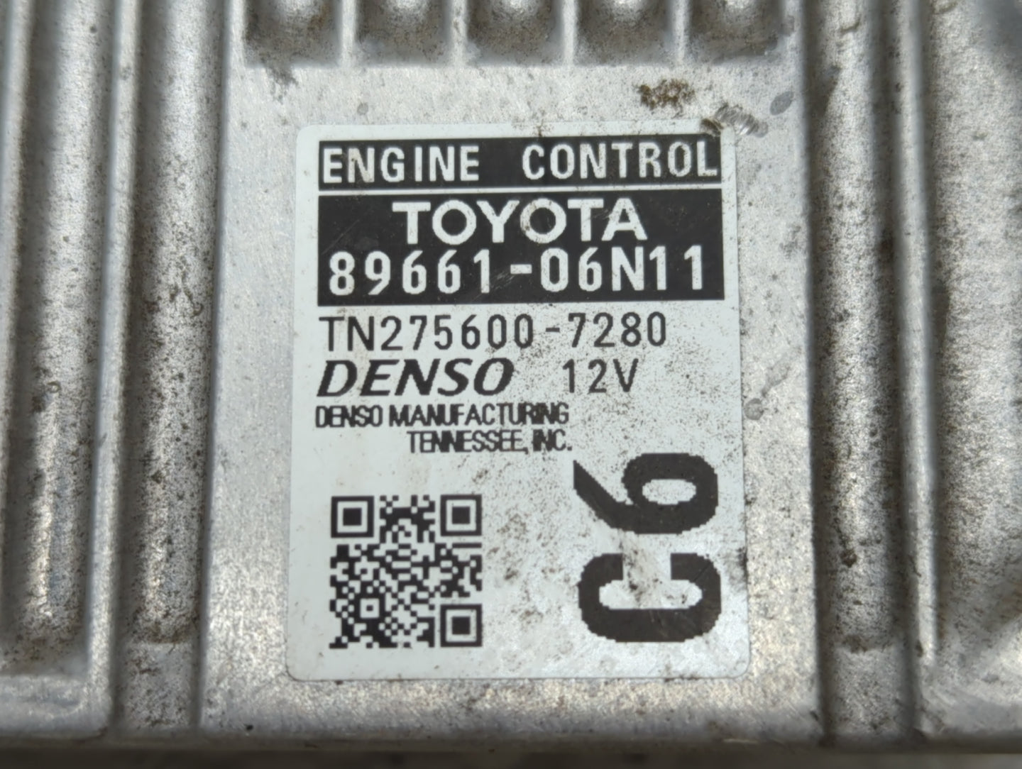 2016-2017 Toyota Camry PCM Engine Control Computer ECU ECM PCU OEM P/N:89661-06N11 Fits Fits 2016 2017 OEM Used Auto Parts -