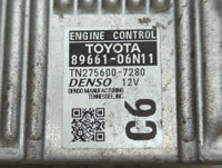 2016-2017 Toyota Camry PCM Engine Control Computer ECU ECM PCU OEM P/N:89661-06N11 Fits Fits 2016 2017 OEM Used Auto Parts -