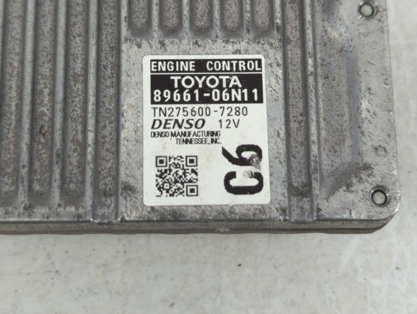2016-2017 Toyota Camry PCM Engine Control Computer ECU ECM PCU OEM P/N:89661-06N11 Fits Fits 2016 2017 OEM Used Auto Parts -