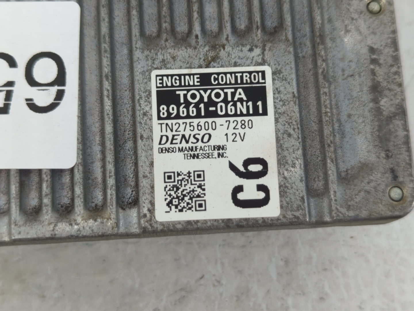 2016-2017 Toyota Camry PCM Engine Control Computer ECU ECM PCU OEM P/N:89661-06N11 Fits Fits 2016 2017 OEM Used Auto Parts -