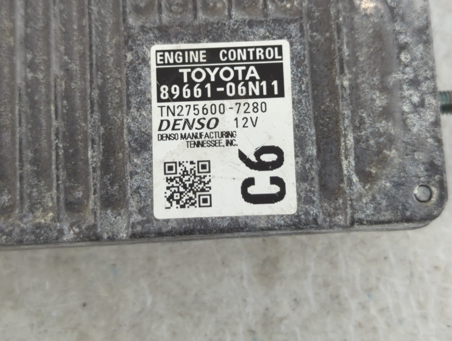 2016-2017 Toyota Camry PCM Engine Control Computer ECU ECM PCU OEM P/N:89661-06N11 Fits Fits 2016 2017 OEM Used Auto Parts -