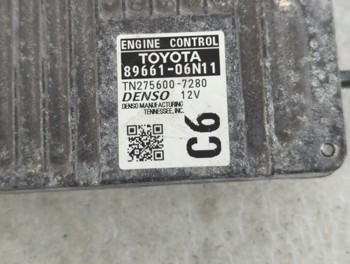 2016-2017 Toyota Camry PCM Engine Control Computer ECU ECM PCU OEM P/N:89661-06N11 Fits 2016 2017 OEM Used Auto Parts - Oemu