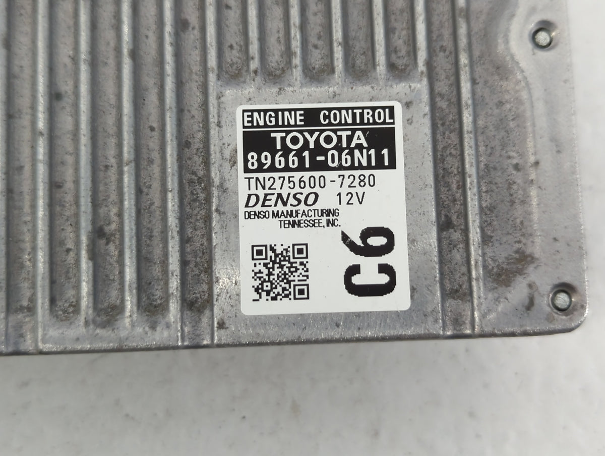 2016-2017 Toyota Camry PCM Engine Control Computer ECU ECM PCU OEM P/N:89661-06N11 Fits 2016 2017 OEM Used Auto Parts - Oemu