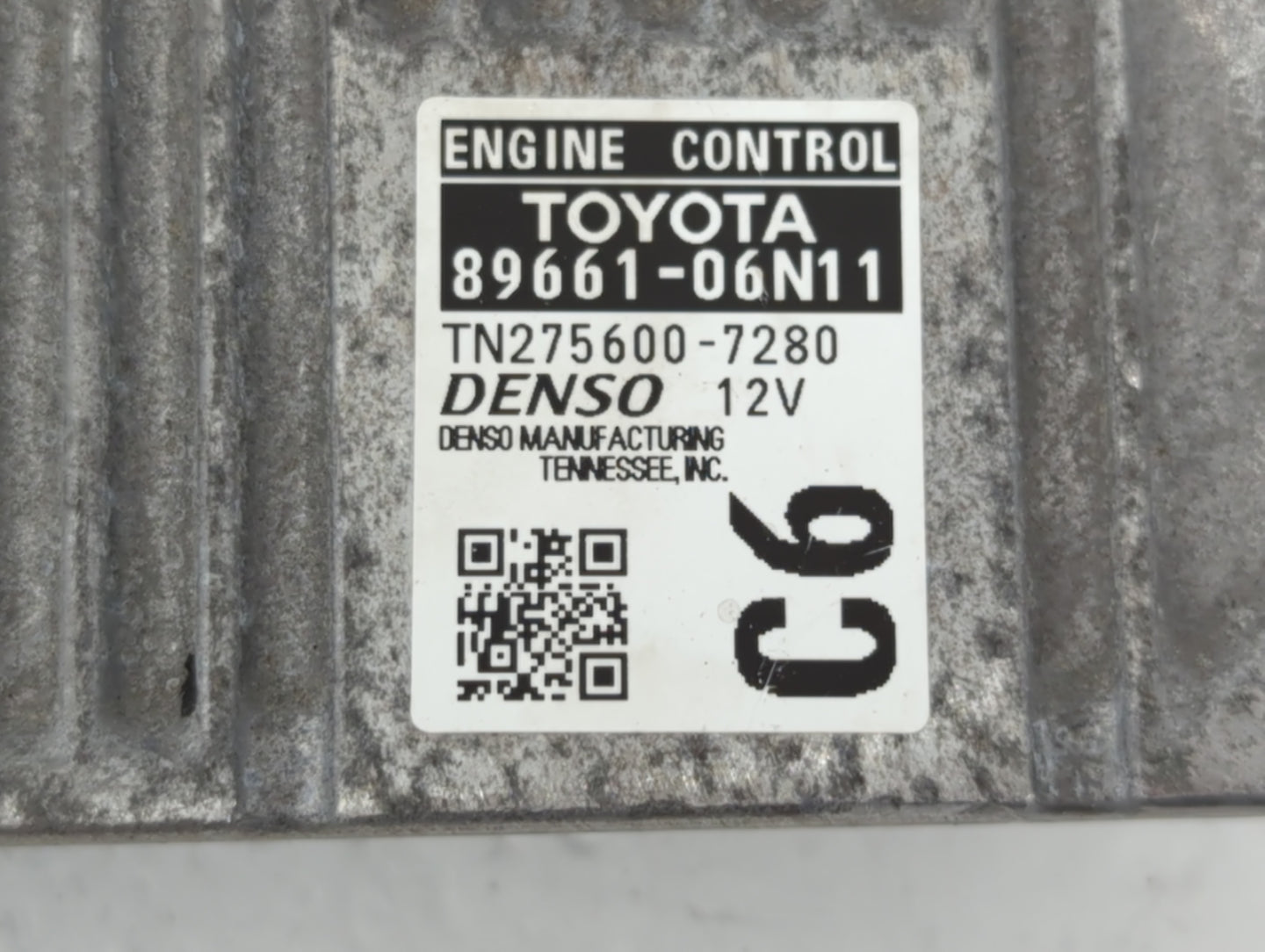 2016-2017 Toyota Camry PCM Engine Control Computer ECU ECM PCU OEM P/N:89661-06N11 Fits Fits 2016 2017 OEM Used Auto Parts -