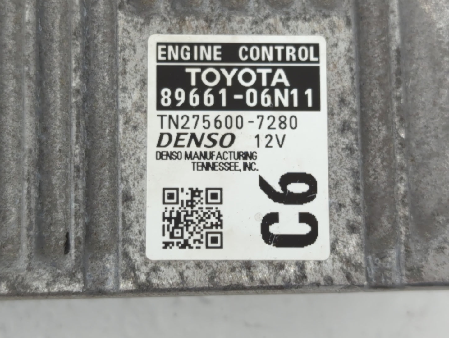 2016-2017 Toyota Camry PCM Engine Control Computer ECU ECM PCU OEM P/N:89661-06N11 Fits Fits 2016 2017 OEM Used Auto Parts -