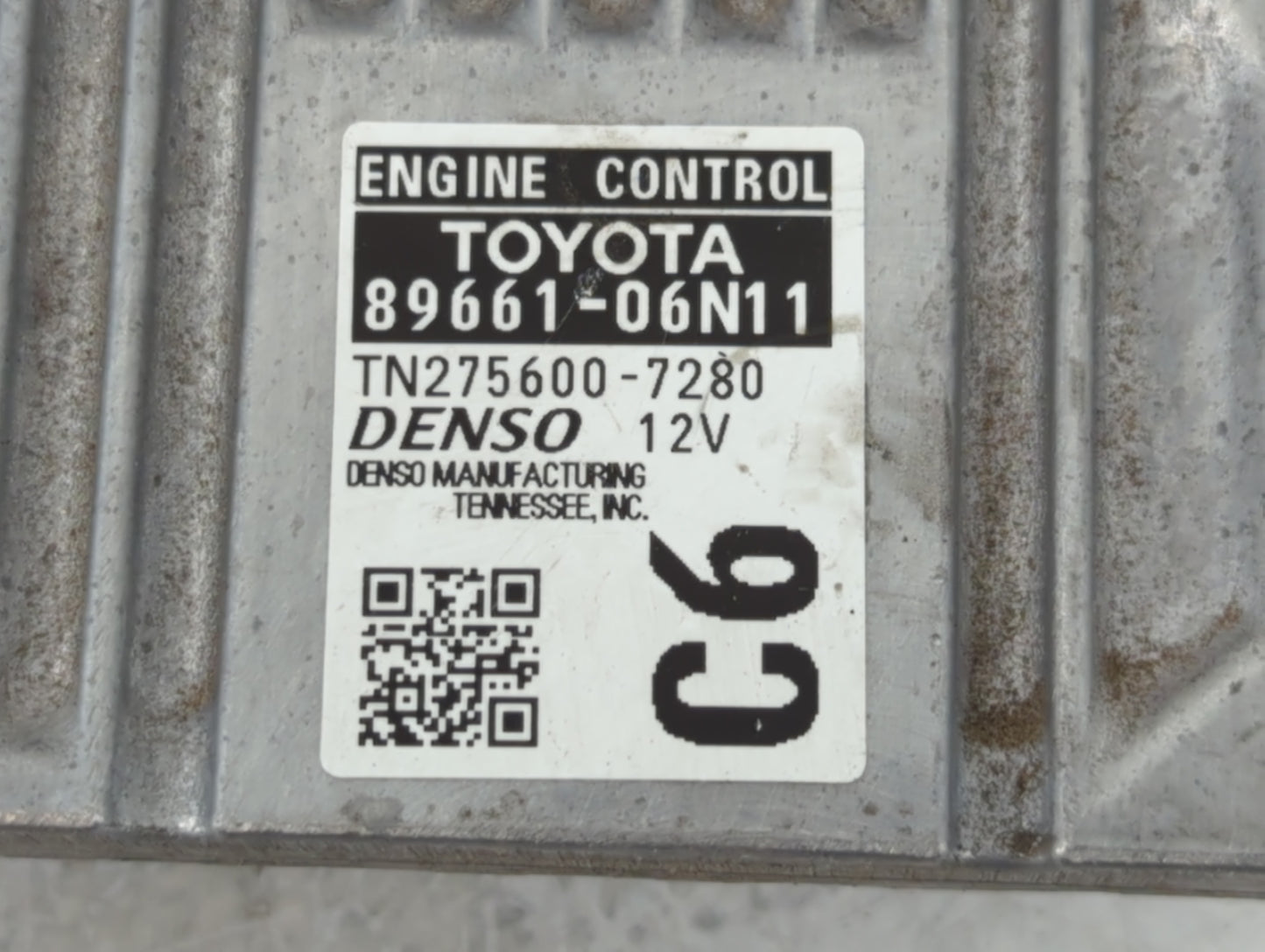 2016-2017 Toyota Camry PCM Engine Control Computer ECU ECM PCU OEM P/N:275600-7280 89661-06N11 Fits Fits 2016 2017 OEM Used 