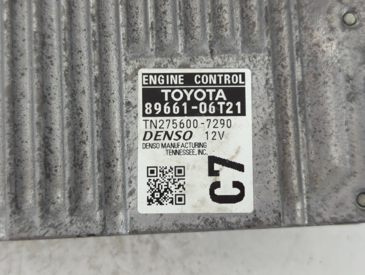 2016-2017 Toyota Camry PCM Engine Control Computer ECU ECM PCU OEM P/N:TN275600-7290 89661-06T21 Fits Fits 2016 2017 OEM Use