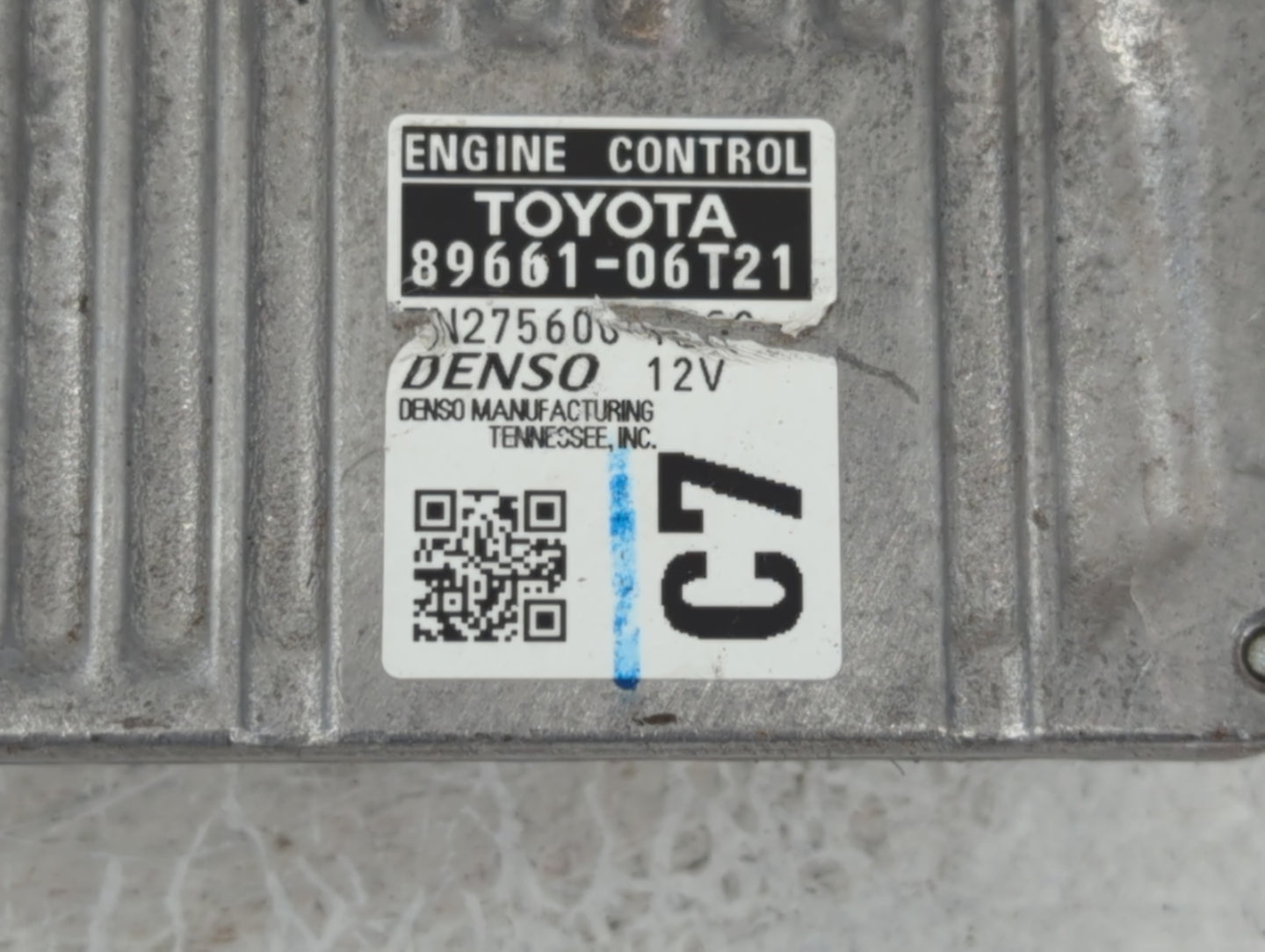 2016-2017 Toyota Camry PCM Engine Control Computer ECU ECM PCU OEM P/N:89661-06T21 Fits Fits 2016 2017 OEM Used Auto Parts -