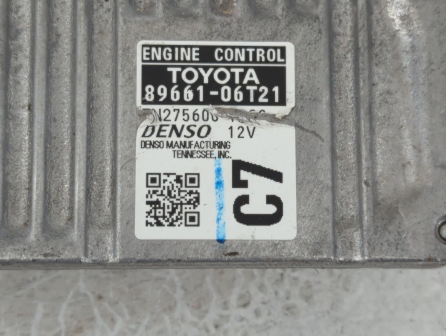 2016-2017 Toyota Camry PCM Engine Control Computer ECU ECM PCU OEM P/N:89661-06T21 Fits Fits 2016 2017 OEM Used Auto Parts -