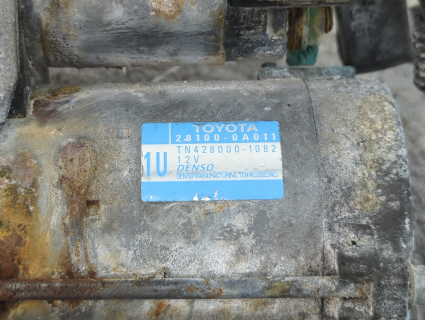 2004-2017 Toyota Camry Car Starter Motor Solenoid OEM P/N:TN428000-1082 28100-0A011 Fits OEM Used Auto Parts - Oemusedautopa
