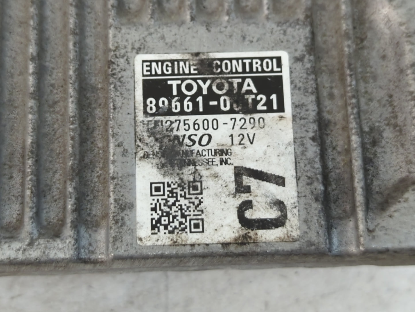 2016-2017 Toyota Camry PCM Engine Control Computer ECU ECM PCU OEM P/N:89661-06T21 Fits Fits 2016 2017 OEM Used Auto Parts -