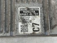2016-2017 Toyota Camry PCM Engine Control Computer ECU ECM PCU OEM P/N:89661-06T21 Fits Fits 2016 2017 OEM Used Auto Parts -