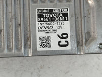 2016-2017 Toyota Camry PCM Engine Control Computer ECU ECM PCU OEM P/N:89661-06N11 Fits Fits 2016 2017 OEM Used Auto Parts -