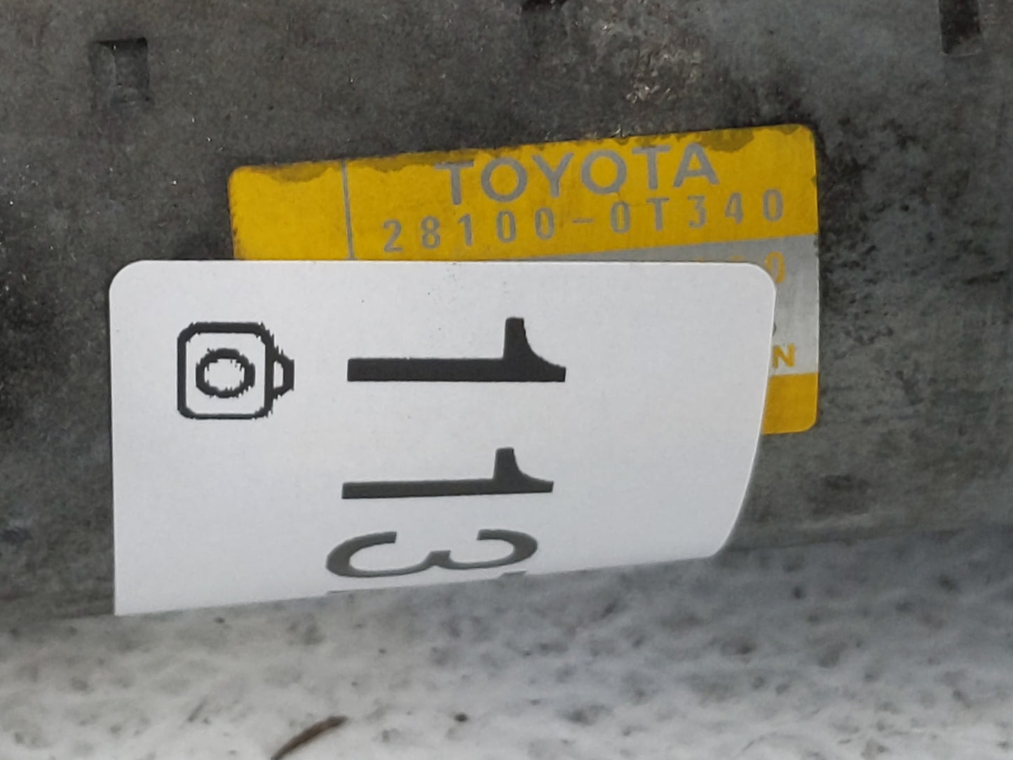 2015-2022 Toyota Corolla Car Starter Motor Solenoid OEM P/N:438000-2900 28100-37130 Fits OEM Used Auto Parts - Oemusedautopa