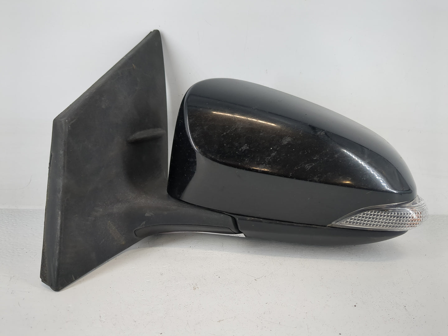 2014-2019 Toyota Corolla Driver Left Side View Manual Door Mirror Black - Oemusedautoparts1.com