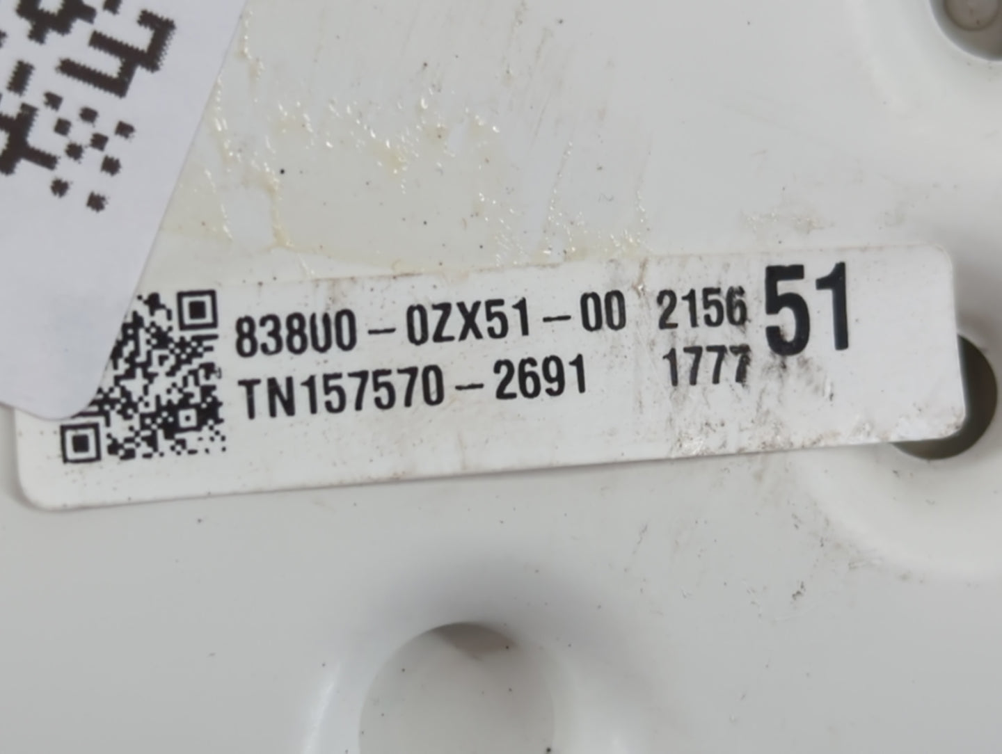 2014-2016 Toyota Corolla Instrument Cluster Speedometer Gauges P/N:83800-0ZX51 Fits Fits 2014 2015 2016 OEM Used Auto Parts 