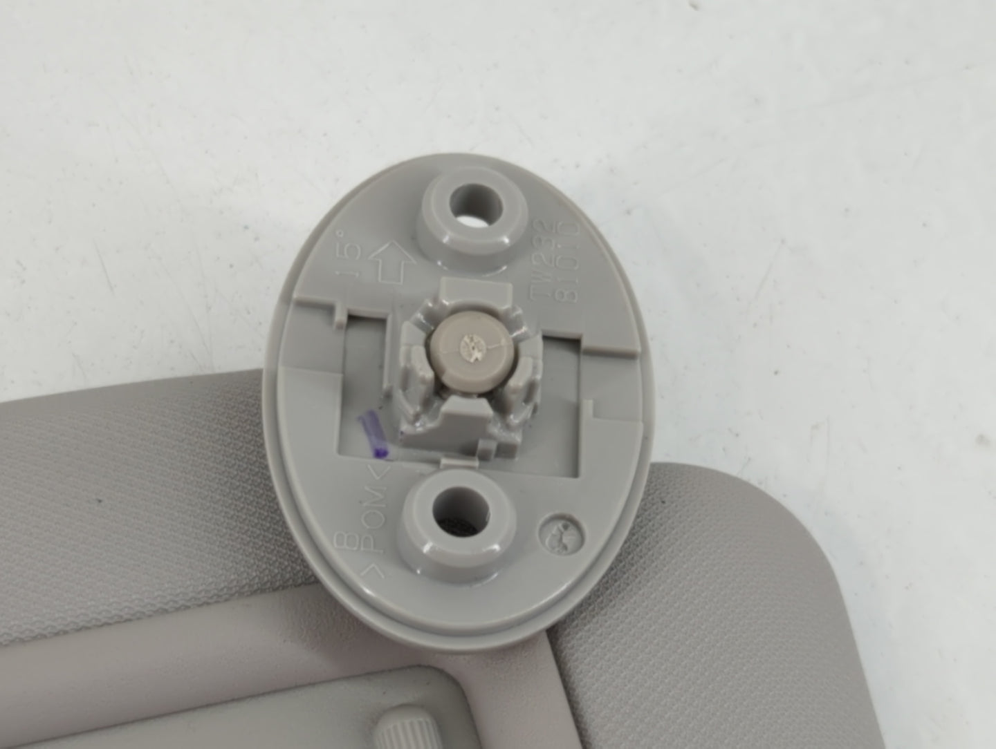 2014-2016 Toyota Corolla Sun Visor Shade Replacement Passenger Right Mirror Fits Fits 2014 2015 2016 OEM Used Auto Parts - O