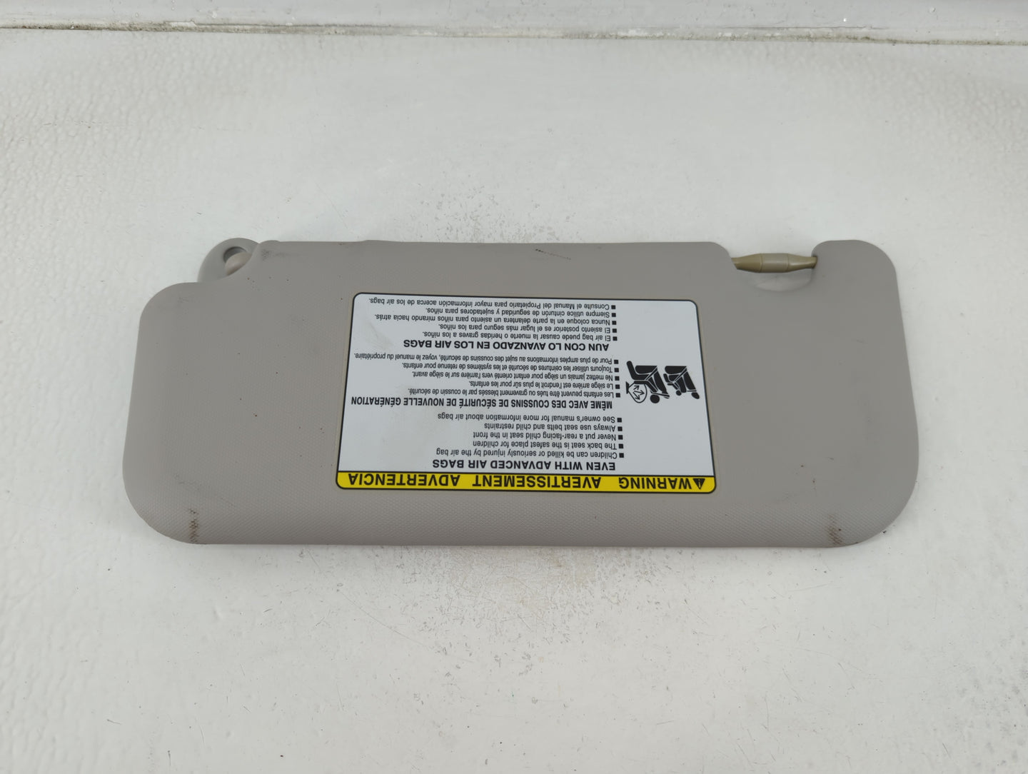 2014-2016 Toyota Corolla Sun Visor Shade Replacement Passenger Right Mirror Fits Fits 2014 2015 2016 OEM Used Auto Parts - O