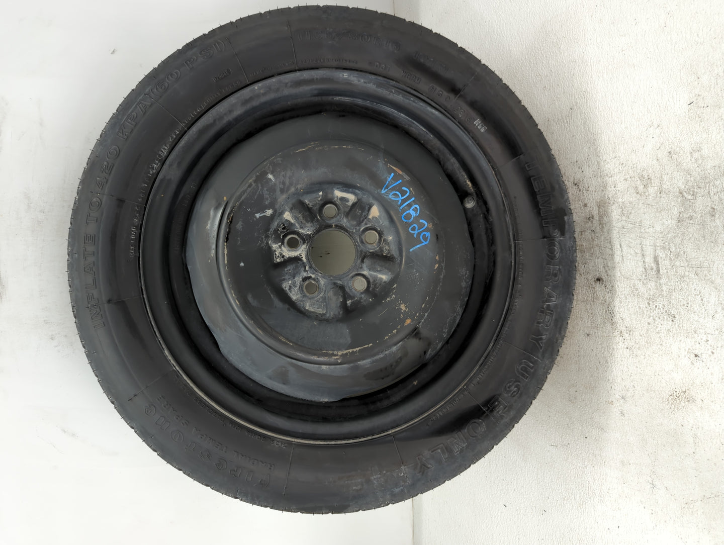 2003-2020 Toyota Corolla Spare Donut Tire Wheel Rim Oem - Oemusedautoparts1.com