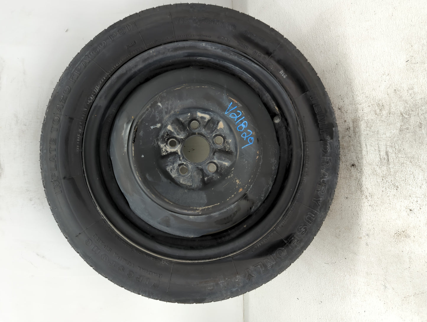 2003-2020 Toyota Corolla Spare Donut Tire Wheel Rim Oem - Oemusedautoparts1.com