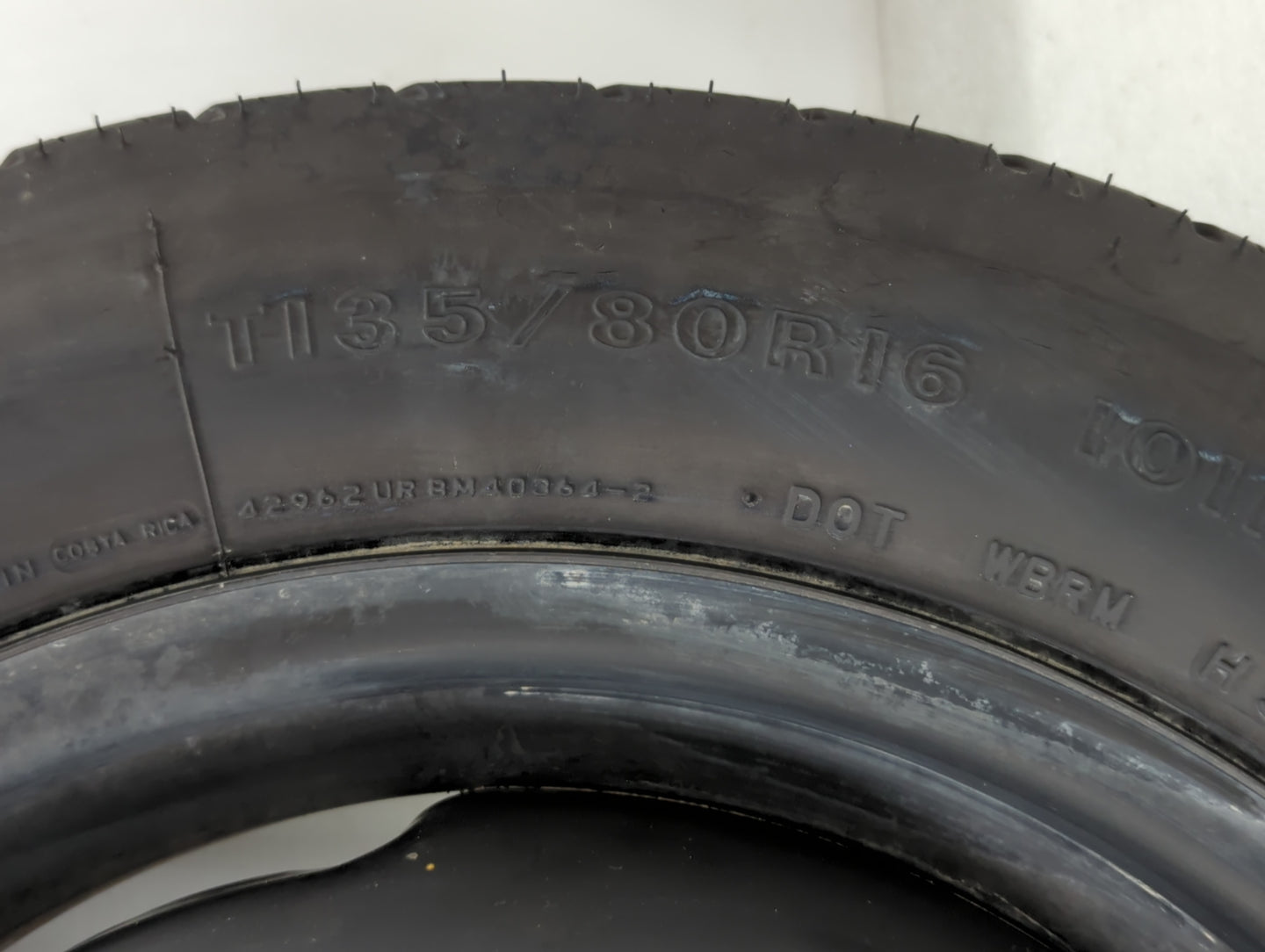 2003-2020 Toyota Corolla Spare Donut Tire Wheel Rim Oem - Oemusedautoparts1.com