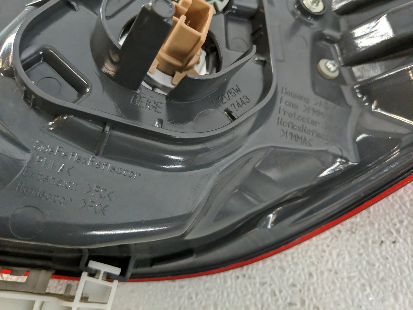 2014-2016 Toyota Corolla Tail Light Assembly Driver Left OEM Fits Fits 2014 2015 2016 OEM Used Auto Parts - Oemusedautoparts