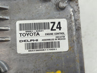 2015-2016 Toyota Corolla PCM Engine Control Computer ECU ECM PCU OEM P/N:89661-0Z651 Fits Fits 2015 2016 OEM Used Auto Parts