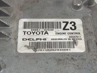 2015-2016 Toyota Corolla PCM Engine Control Computer ECU ECM PCU OEM P/N:89661-0Z630 Fits Fits 2015 2016 OEM Used Auto Parts