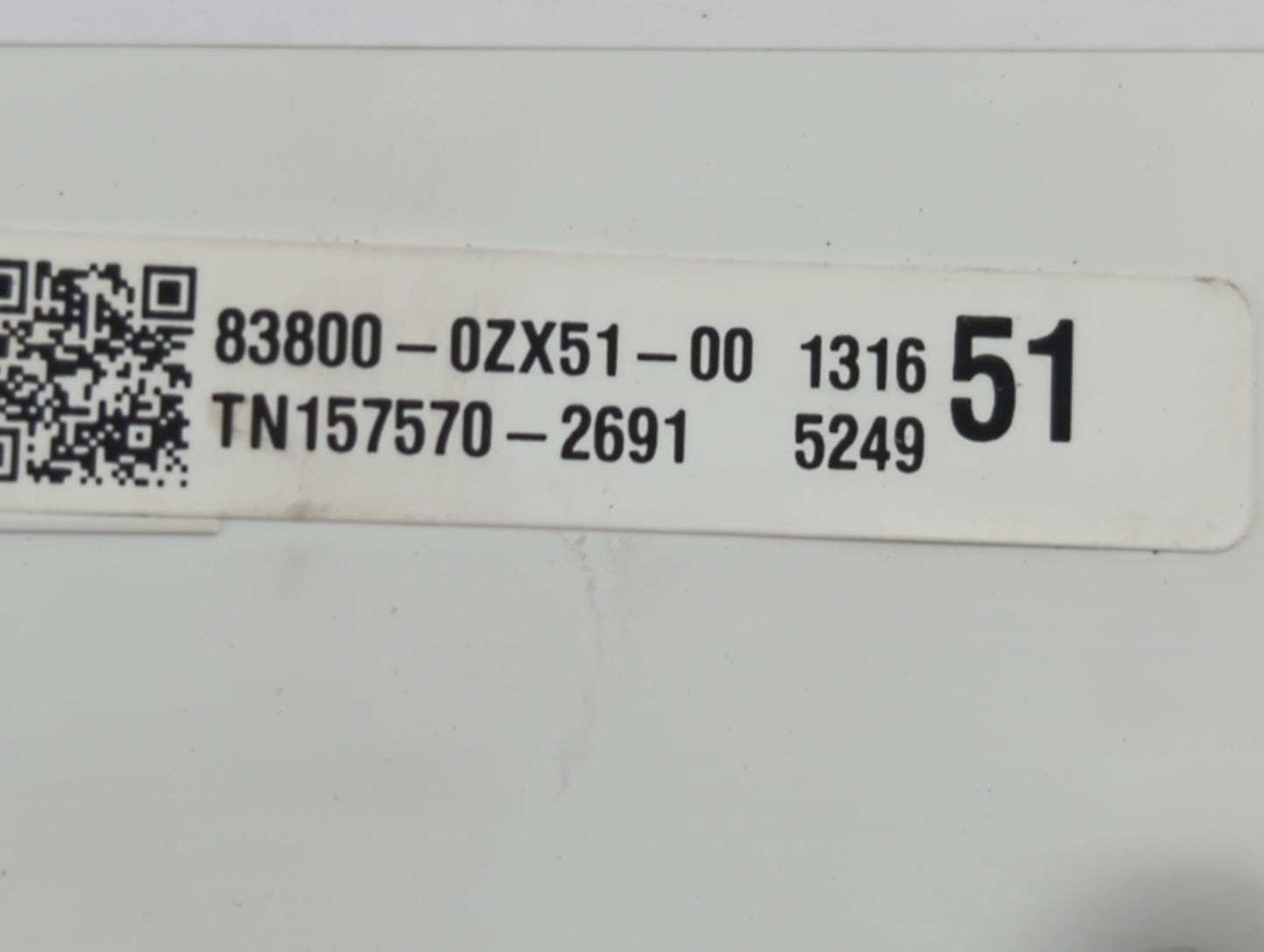 2014-2016 Toyota Corolla Instrument Cluster Speedometer Gauges P/N:TN157570-2691 83800-0ZX51-00 Fits Fits 2014 2015 2016 OEM