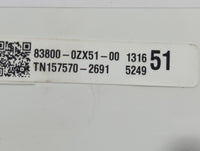2014-2016 Toyota Corolla Instrument Cluster Speedometer Gauges P/N:TN157570-2691 83800-0ZX51-00 Fits Fits 2014 2015 2016 OEM