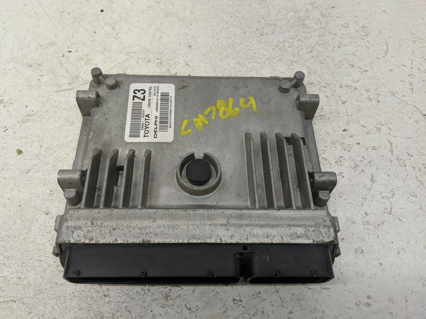 2015-2016 Toyota Corolla PCM Engine Control Computer ECU ECM PCU OEM P/N:89661-0Z631 Fits Fits 2015 2016 OEM Used Auto Parts