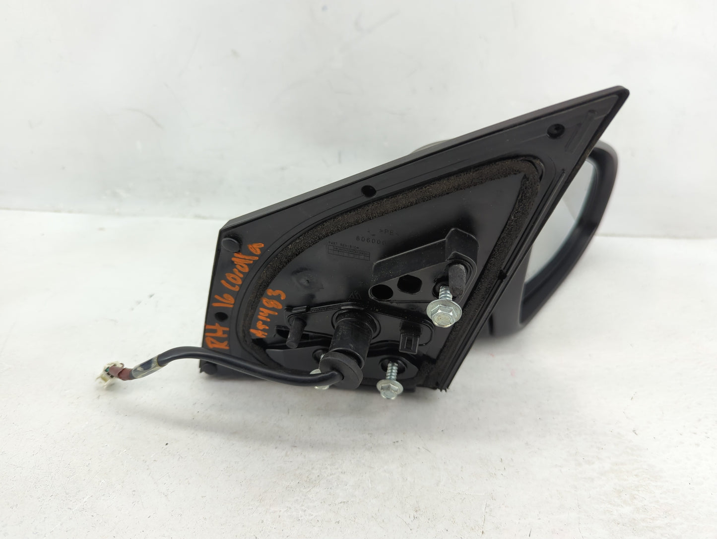 2014-2019 Toyota Corolla Passenger Side View Mirror - Right Door Mirror OEM Used - Oemusedautoparts1.com