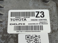 2015-2016 Toyota Corolla PCM Engine Control Computer ECU ECM PCU OEM P/N:89661-0Z630 Fits Fits 2015 2016 OEM Used Auto Parts