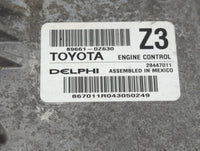 2016 Toyota Corolla PCM Engine Control Computer ECU ECM PCU OEM P/N:89661-0Z630 Fits OEM Used Auto Parts - Oemusedautoparts1