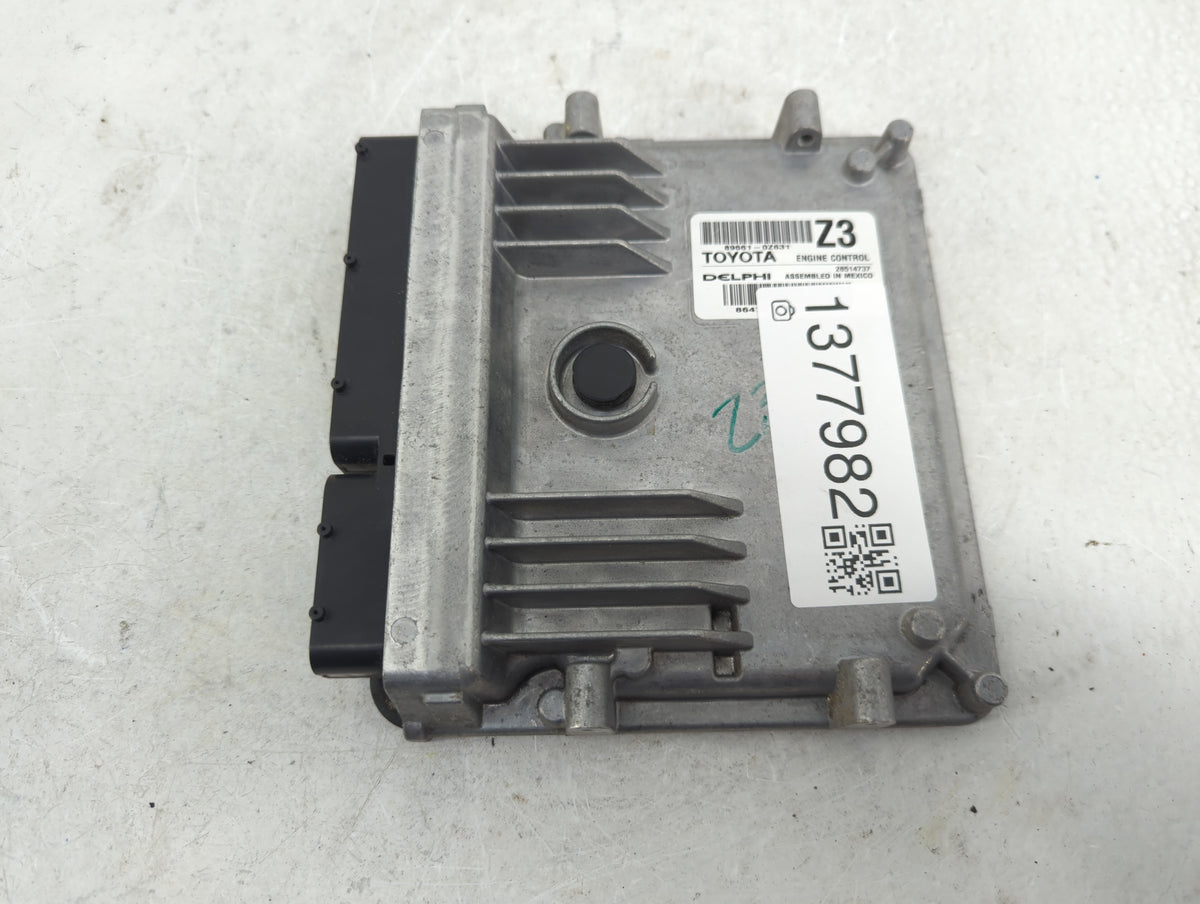 2015-2016 Toyota Corolla PCM Engine Control Computer ECU ECM PCU OEM P/N:89661-0Z631 Fits 2015 2016 OEM Used Auto Parts - Oe
