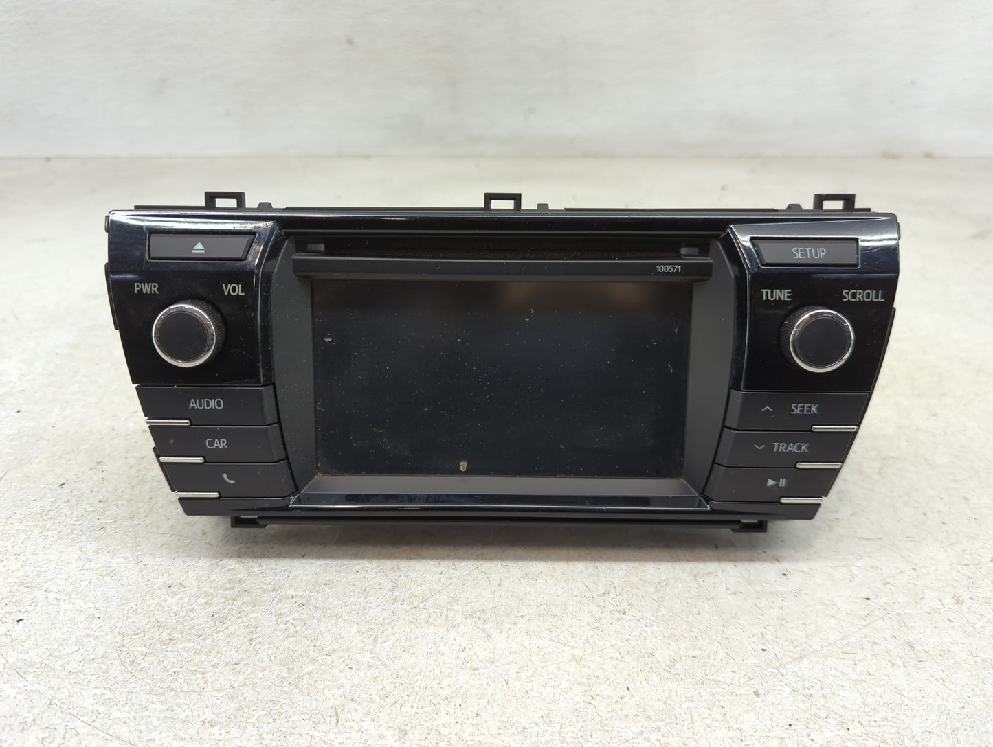 2015-2016 Toyota Corolla Radio AM FM Cd Player Receiver Replacement P/N:86140-02470 Fits Fits 2015 2016 OEM Used Auto Parts 