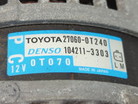 2014-2019 Toyota Corolla Alternator Replacement Generator Charging Assembly Engine OEM P/N:104211-3303 27060-0T240 Fits OEM 