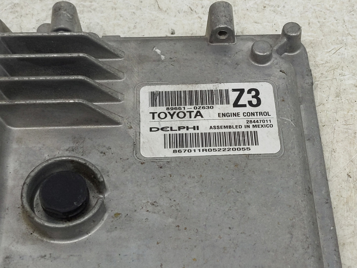 2015-2016 Toyota Corolla PCM Engine Control Computer ECU ECM PCU OEM P/N:89661-0Z630 Fits Fits 2015 2016 OEM Used Auto Parts