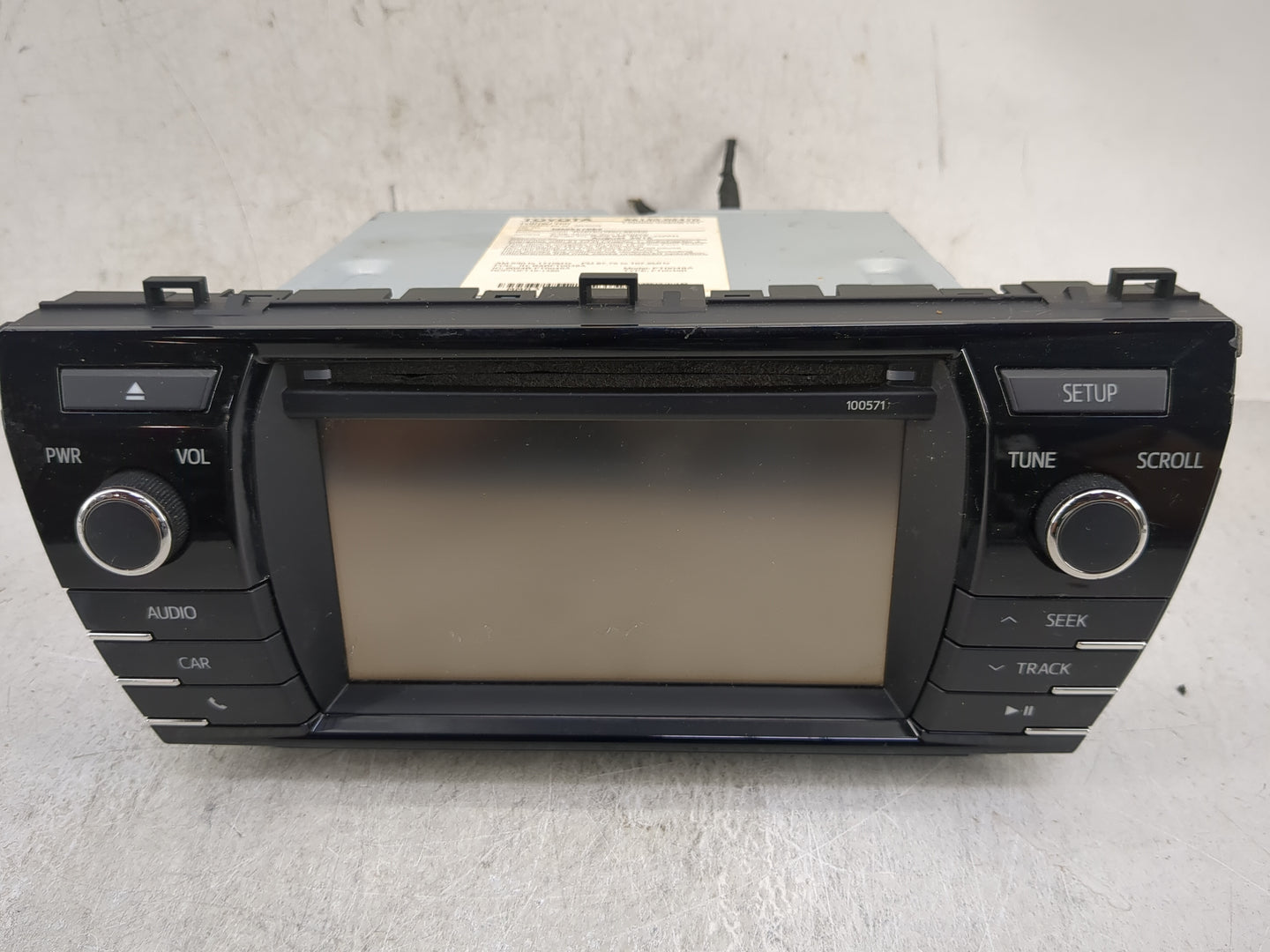 2015-2016 Toyota Corolla Radio AM FM Cd Player Receiver Replacement P/N:86140-02470 139000-03B0B101, MM831982 Fits Fits 2015