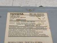 2015-2016 Toyota Corolla Radio AM FM Cd Player Receiver Replacement P/N:86140-02470 139000-0380B101, MM936009 Fits Fits 2015