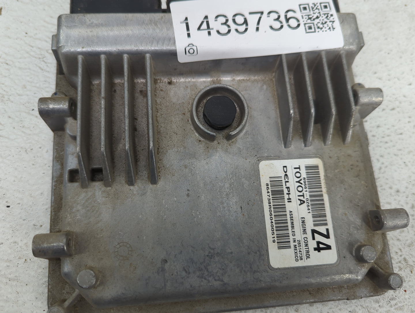 2016 Toyota Corolla PCM Engine Control Computer ECU ECM PCU OEM P/N:89661-0Z641 28514738 Fits OEM Used Auto Parts - Oemuseda