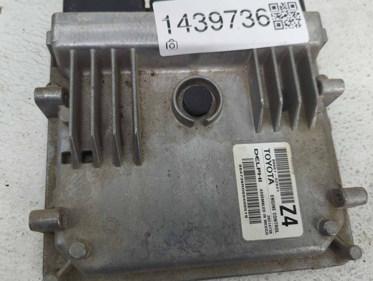 2016 Toyota Corolla PCM Engine Control Computer ECU ECM PCU OEM P/N:89661-0Z641 28514738 Fits OEM Used Auto Parts - Oemuseda