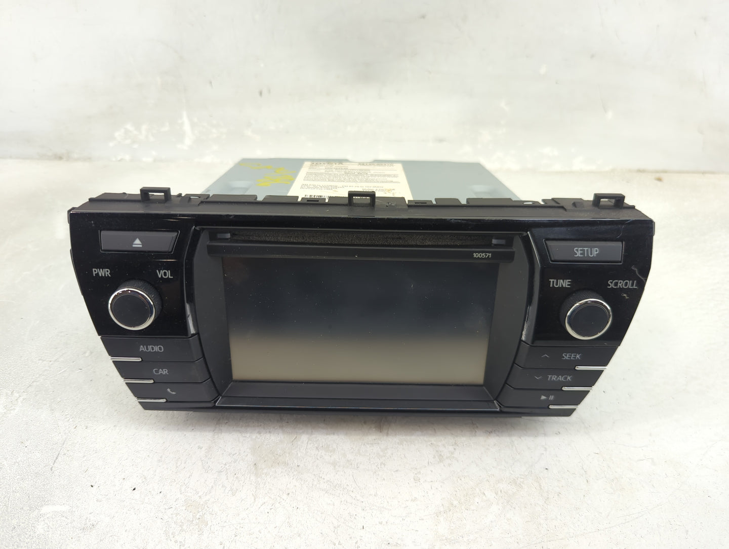 2014-2019 Toyota Corolla Radio AM FM Cd Player Receiver Replacement P/N:86140-02470 Fits OEM Used Auto Parts - Oemusedautopa