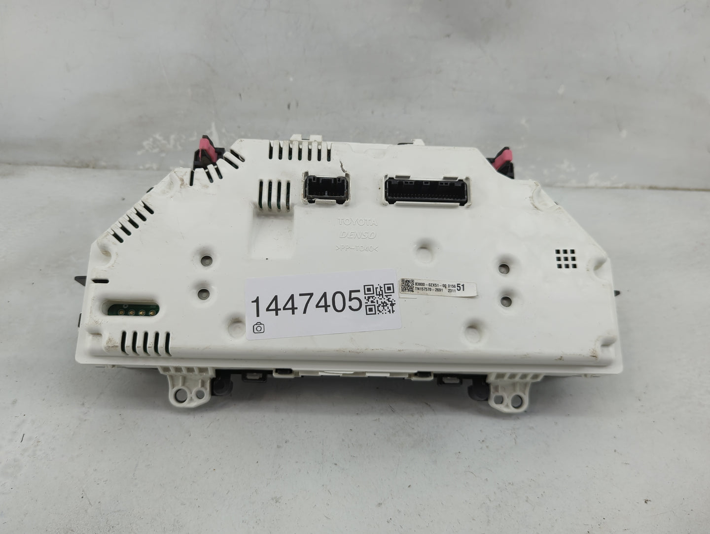 2016 Toyota Corolla Instrument Cluster Speedometer Gauges P/N:83800-0ZX51-00 TN157570-2691 Fits OEM Used Auto Parts - Oemuse
