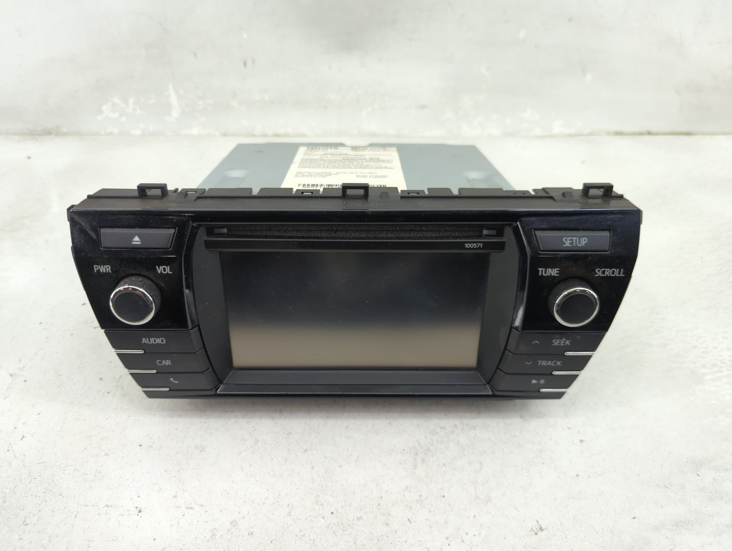 2015-2016 Toyota Corolla Radio AM FM Cd Player Receiver Replacement P/N:86140-02470 139000-0380B101 Fits Fits 2015 2016 OEM 