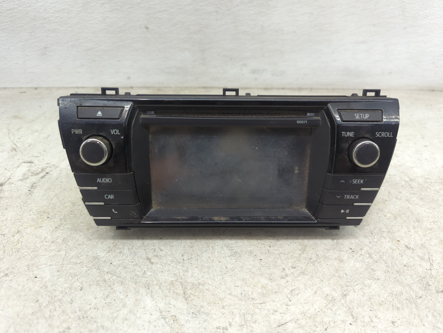 2015-2016 Toyota Corolla Radio AM FM Cd Player Receiver Replacement P/N:86140-02470 139000-0380D101, 100571 Fits Fits 2015 2