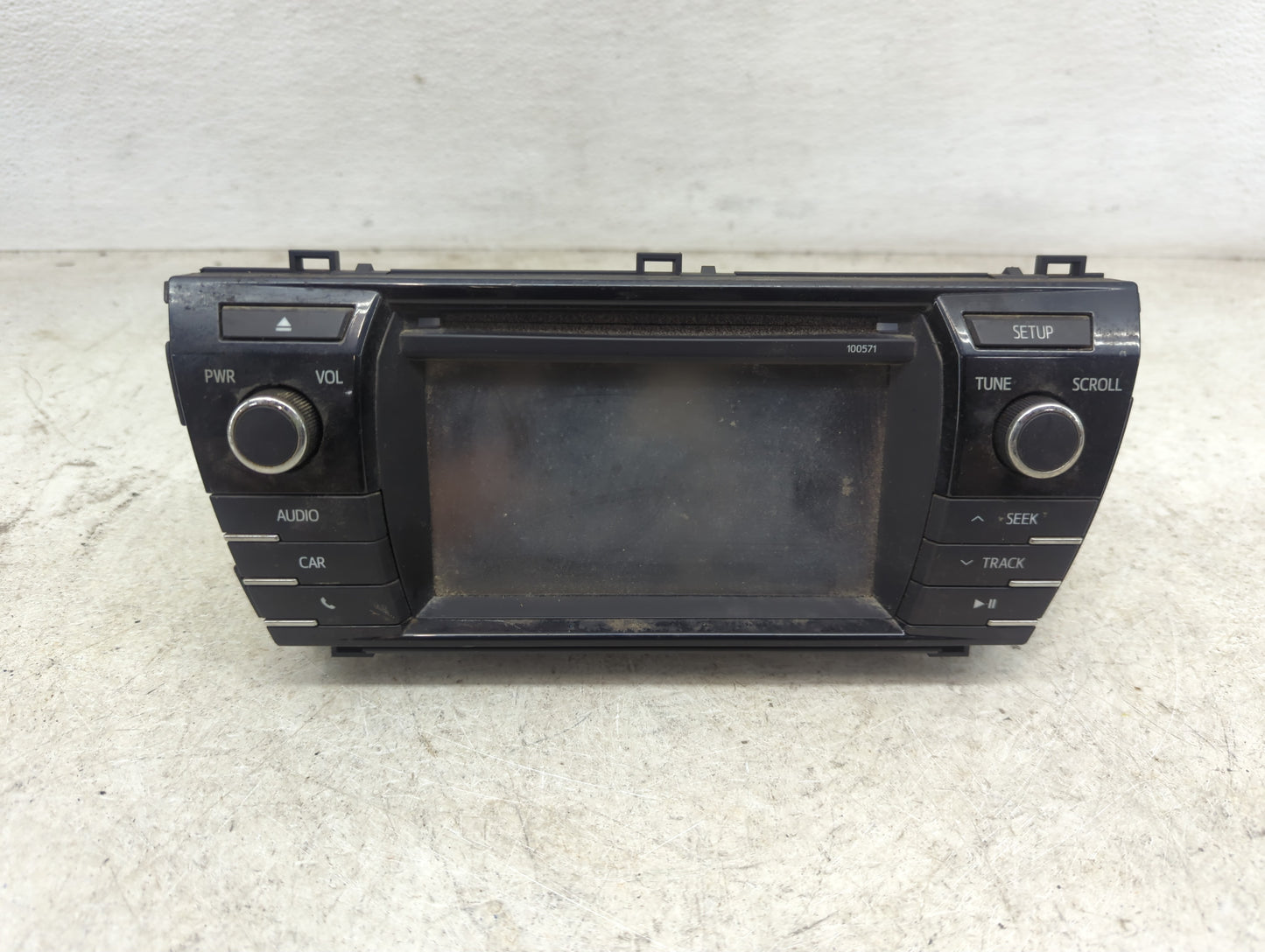 2015-2016 Toyota Corolla Radio AM FM Cd Player Receiver Replacement P/N:86140-02470 139000-0380D101, 100571 Fits Fits 2015 2